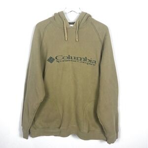 Vintage‎ Columbia Men's Embroidered Pullover Essentials Hoodie Sweater XXL